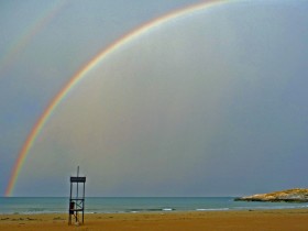 arcobaleno spiaggia